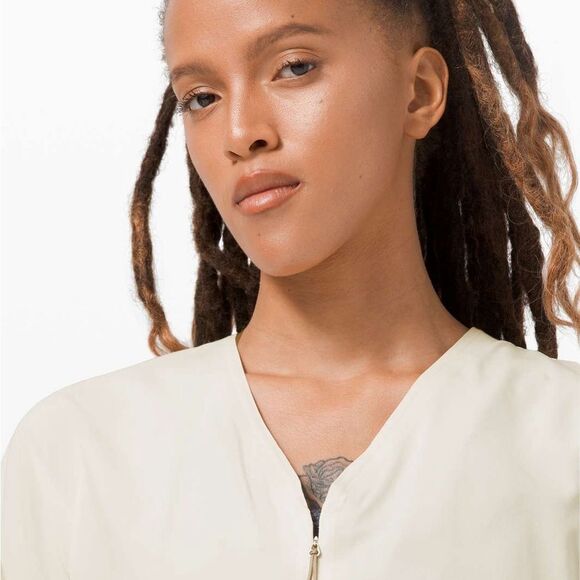 Lululemon Sarala Shirt *lululemon lab in Antique White - Picture 4 of 8